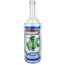 Водний бонг для куріння з скла «Weed Fish»