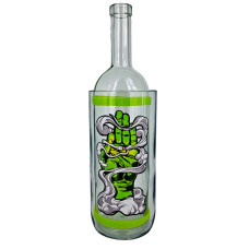 Водний бонг з скла для куріння «Weed Hend Green»