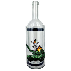 Стеклянный водный бонг для курения «Rocket»