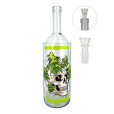 Скляний водний Weed Skull