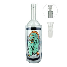 Скляний водний Weed Zombi
