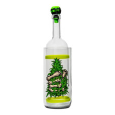 Скляний Weed Skeleton Hend Green