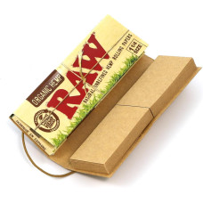 Бумага Raw Natural Organic Hemp 1 1/4 Rolling Paper + Tips