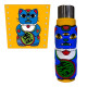 Зажигалка Clipper Cat Yellow в силиконовом чехле: Фото №1