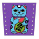 Зажигалка Clipper Cat Violet в силиконовом чехле: Фото №2