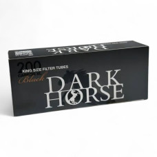 Гільзи для набивки цигарок Dark Horse Carbon Black XL King Size 200 шт