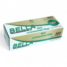 Гільзи для набивки цигарок Bella BIO unbleached filter 200шт