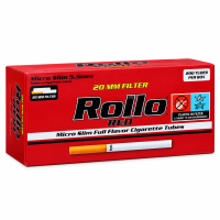 Гильзы для сигарет Rollo Micro Slim Red 200 шт 5,5×20 мм (Красные)