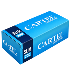 Гільзи для сигарет Cartel Slim Blue 6,5 мм 200 шт